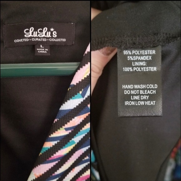 Colorful Lulu’s Short Sleeve Dress - Picture 3 of 3